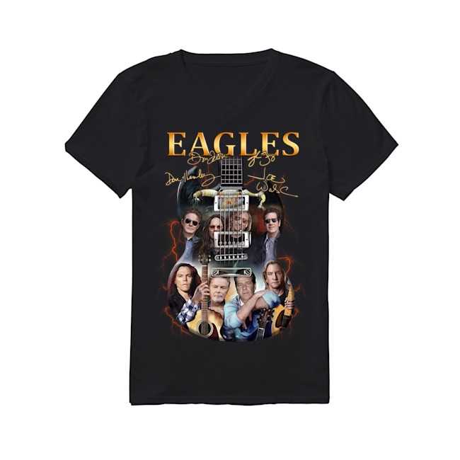 Eagles band rock Guitar signature shirt 