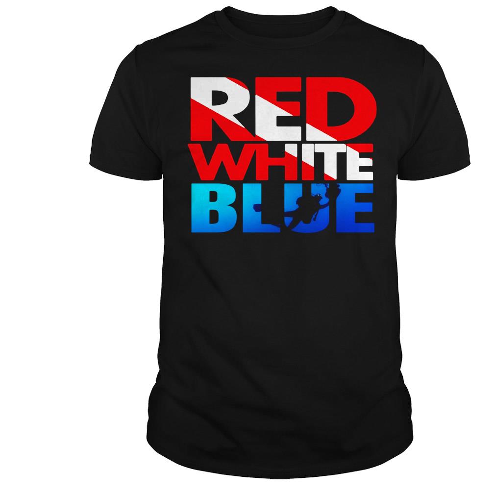 bleed red white and blue shirt