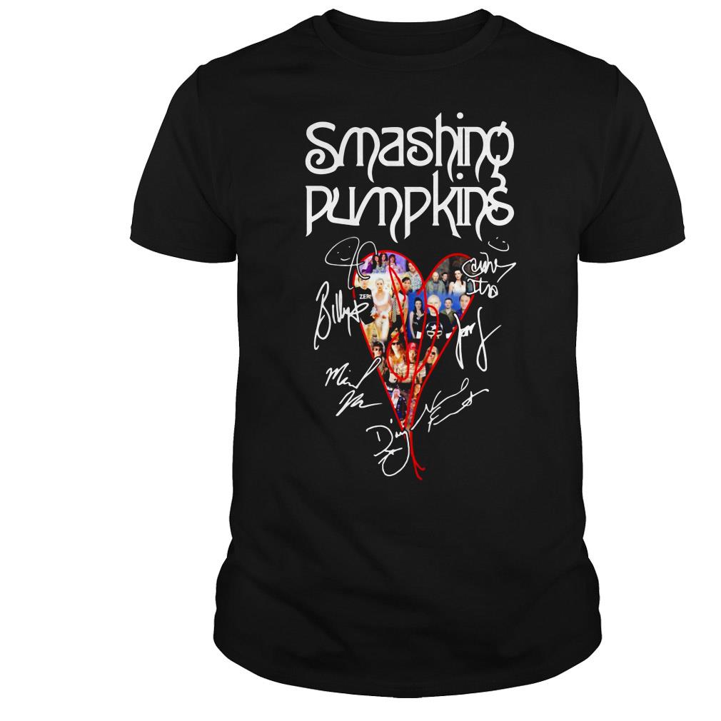 smashing pumpkins t shirt heart