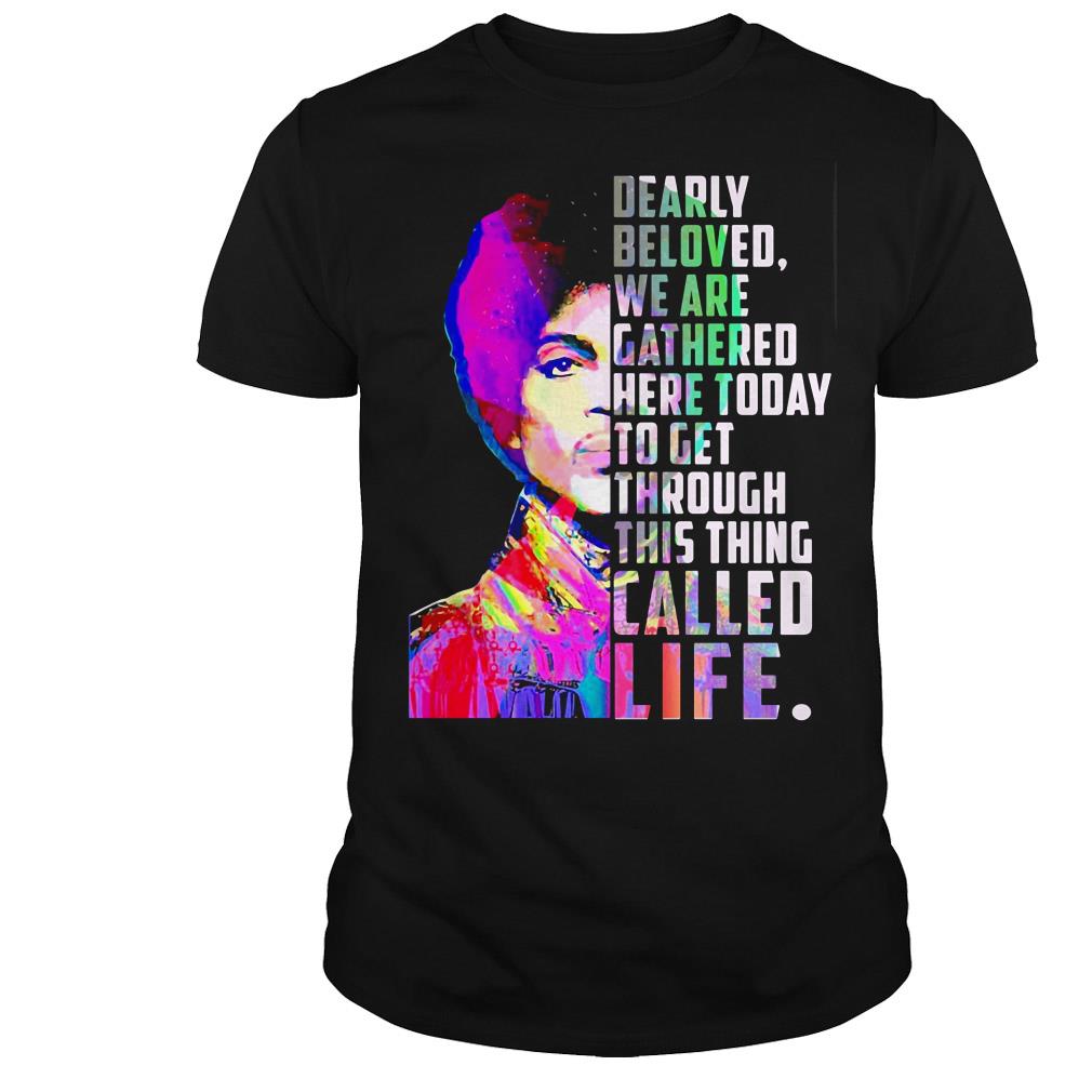 prince t shirt dearly beloved