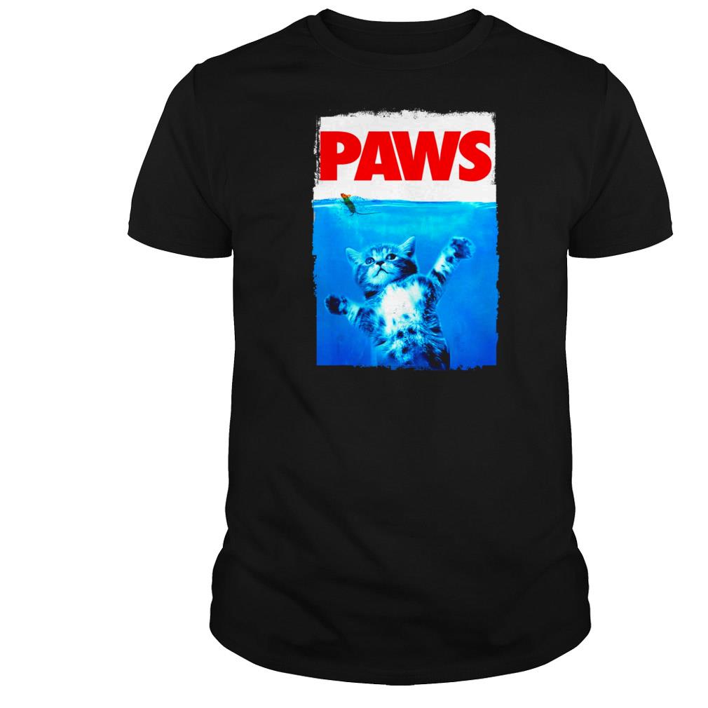 paws t shirt cat