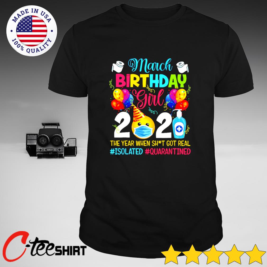 march birthday tee shirts